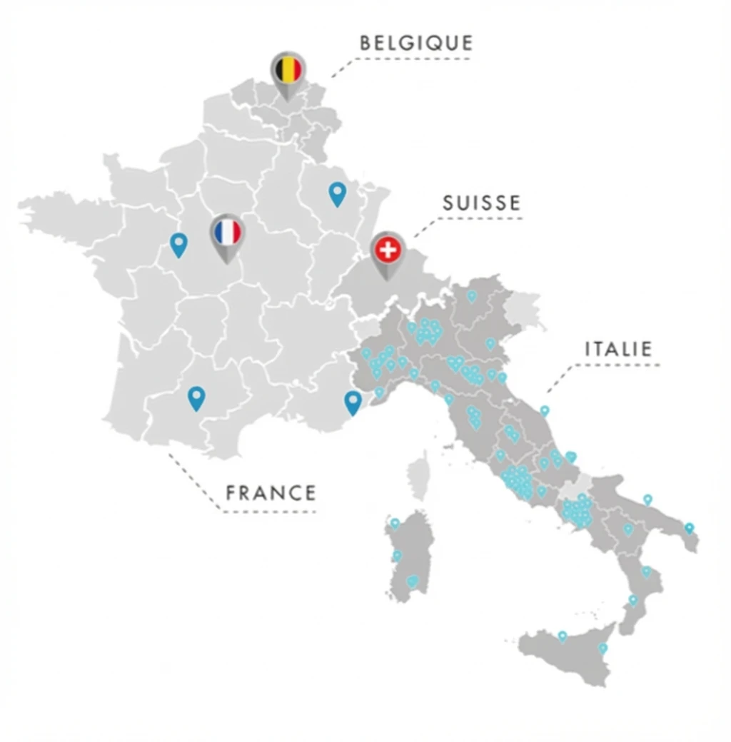 Carte des centres Fit And Go